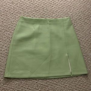 Aritzia Sundeh Leather Skirt